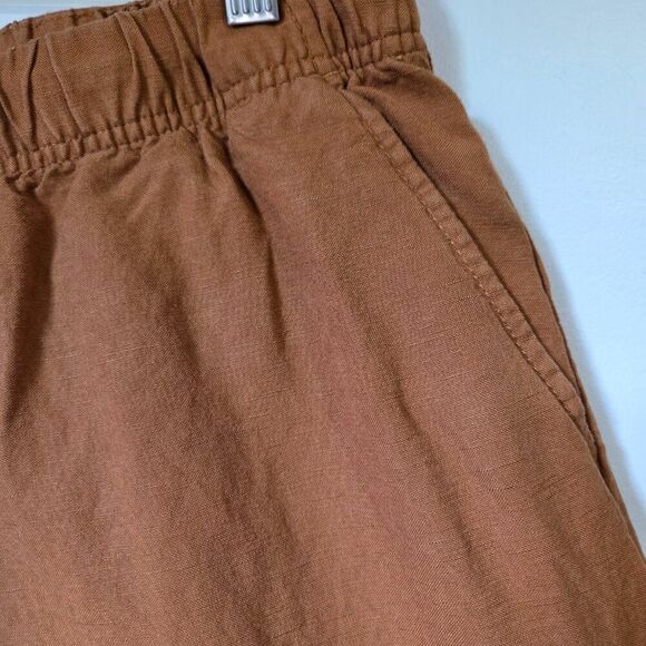 EUC A NEW DAY LINEN BLEND TAN SOFT PANTS SIZE M - Picture 5 of 16